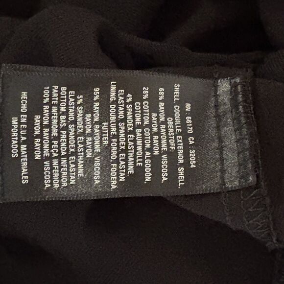 Elevenses Anthropologie Shorts Romper Black White Nautical Stripe‎ Size M - Picture 13 of 15